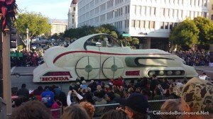 A float at the Rose Parade