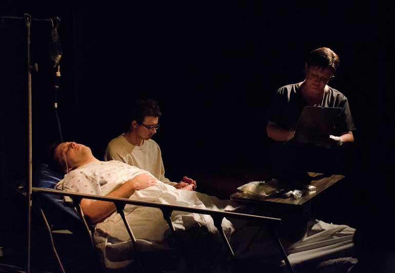 two actors in a scene