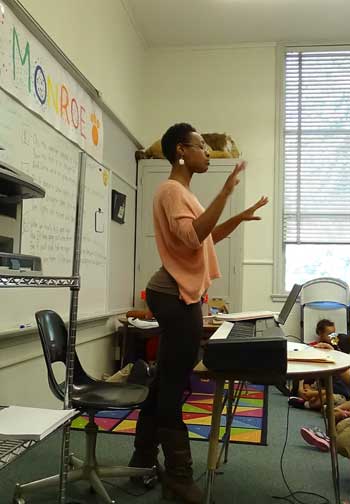 Dr. Zanaida Robles conducting