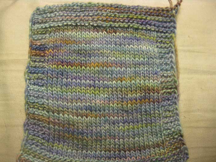 Malabrigo yarn swatch (Photo - Robin Southworth).
