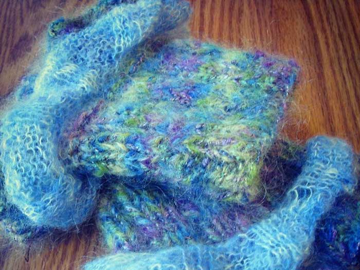 Wrist warmers (Photo - Robin Southworth).