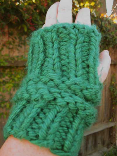Fingerless mitt patterns (Photo - Robin Southworth).