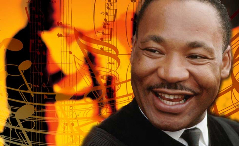 MLK and Jazz (Photo - Graphic Dept.).