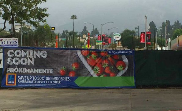 Aldi sign (Photo - Facebook, Hugo Artega)