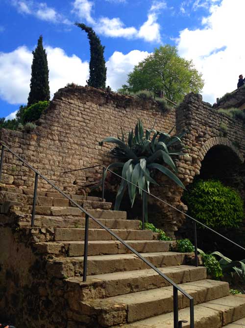 Staircase to learning tree - Girona, Spain (Photo - Michele E. Godwin).