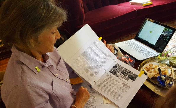 Pasadena First Lady Maria Tornek shares local mental health resources (Photo - W.K.).