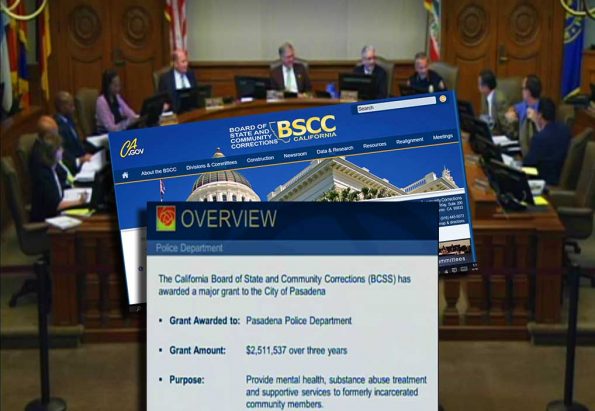California Board of State and Community Corrections awards a major grant to the City of Pasadena (Photos - KPAS, bscc.ca,gov).