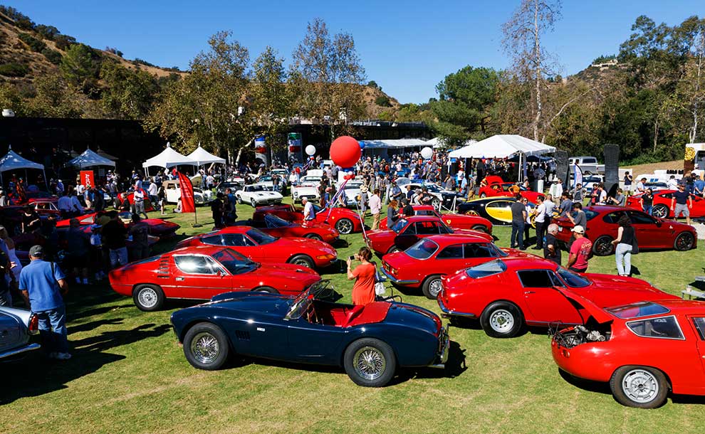 Car Classic 2017 theme this years was red, white, and blue--a celebration of Italian, American, and French design (Photo - ©ArtCenter College of Design/Juan Posada).