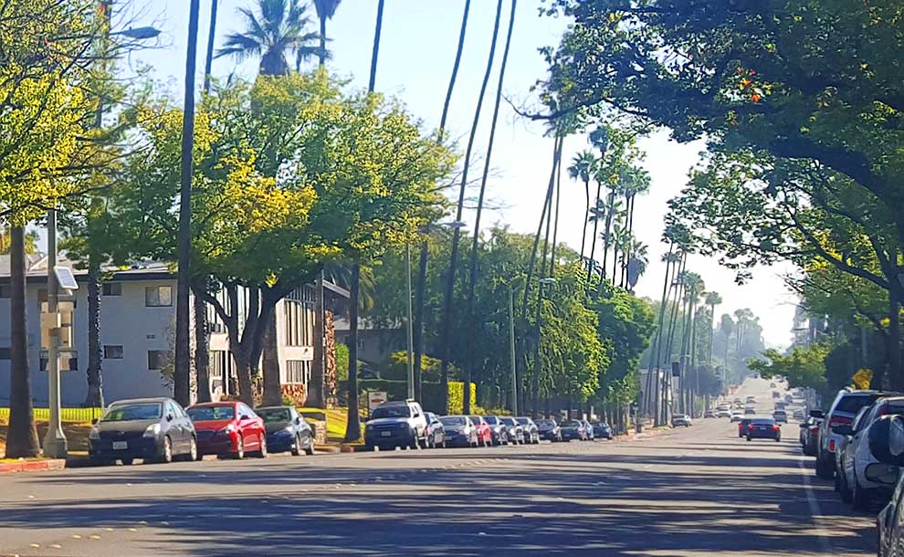 E. Washington Boulevard in Pasadena (Photo - Emmanuel Krauletz).