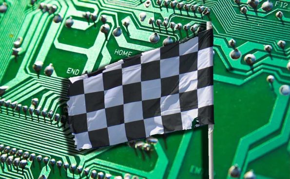 Cybersecurity cature the flag tournament (Photo -s Pixabay, ColoradoBlvd.net Graphic Dept.).