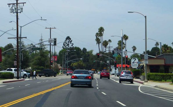 Garfield Avenue in Alhambra, CA (Photo - Ken Lund).