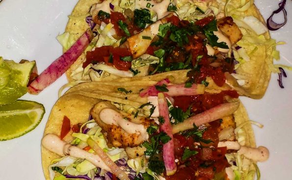 tacos with the works