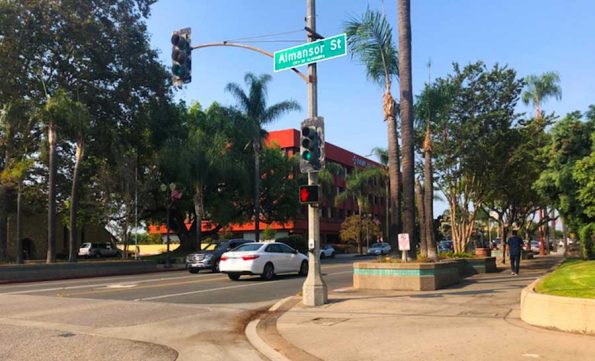 Almansor Street in Alhambra (Photo - Frank Qiu).