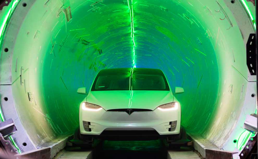 Boring tunnel (Photo - @boringcompany).