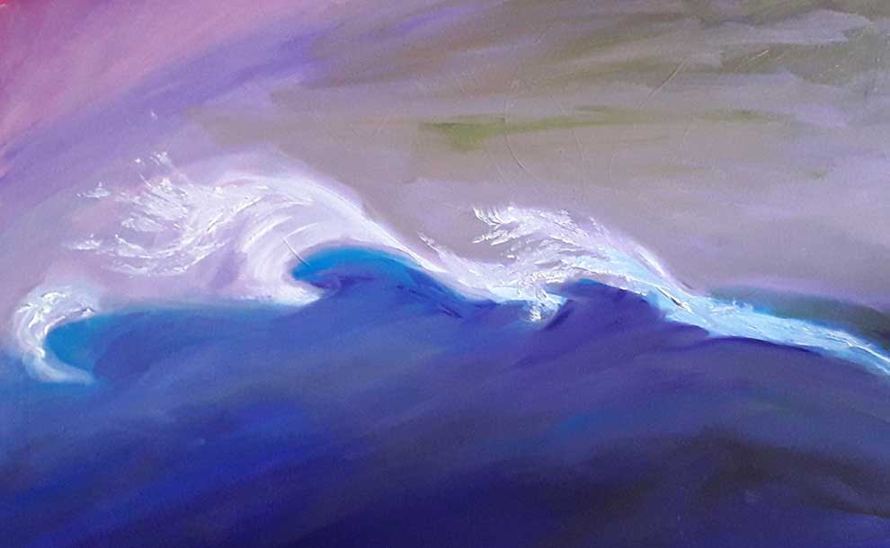 "Seascape" painting by Christina Martin