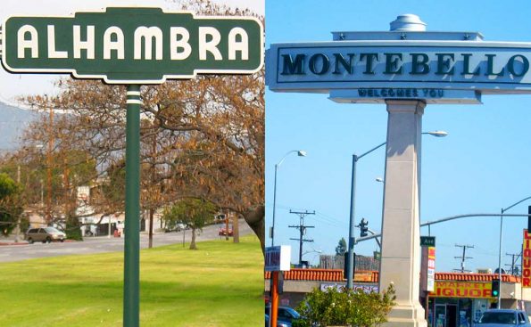 Alhambr and Montebello signs (Photos - Jey0h,Eric).