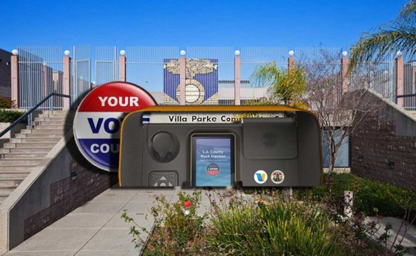 A sample of the new voting machines