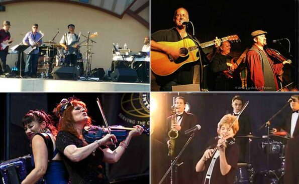 banks playing on different stages