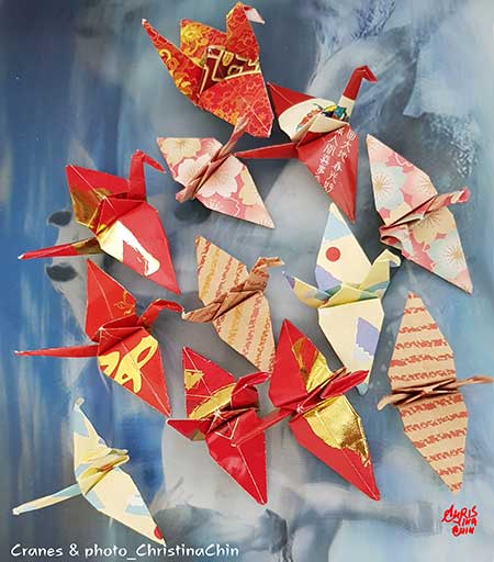 colorful Japanese paper mache