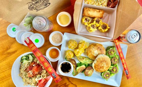 a take ut of Chinese food