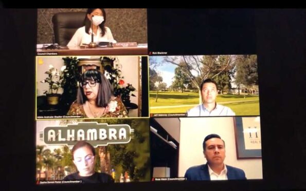 people in boxes on a zoom meeting