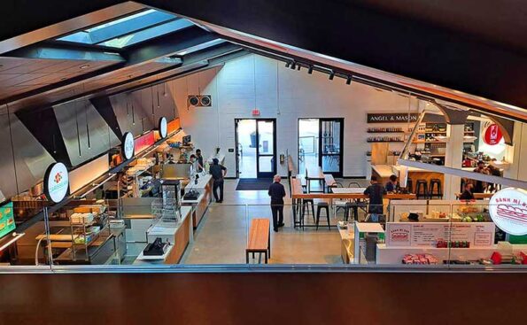 An overview of the food hall