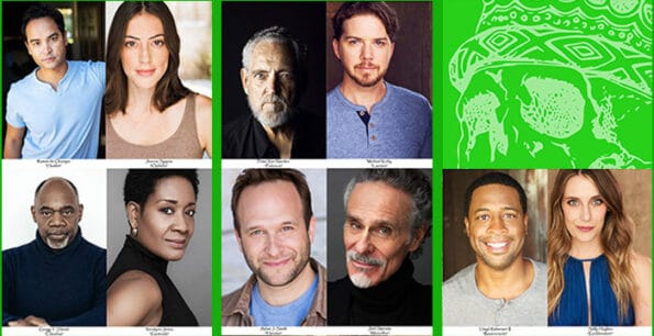 a bill of cast members of a play