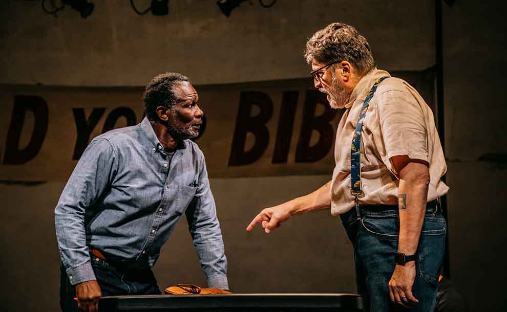 two guys in a heated discussion