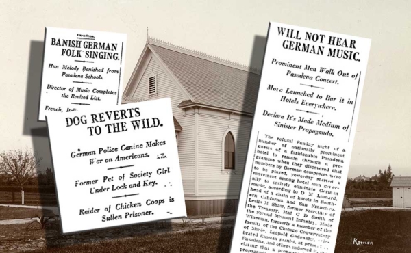 Clippings of old news articles