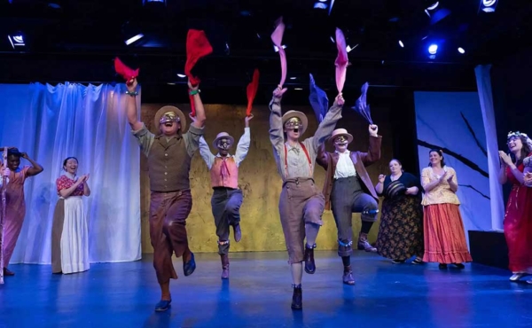 A group of dancers on stage