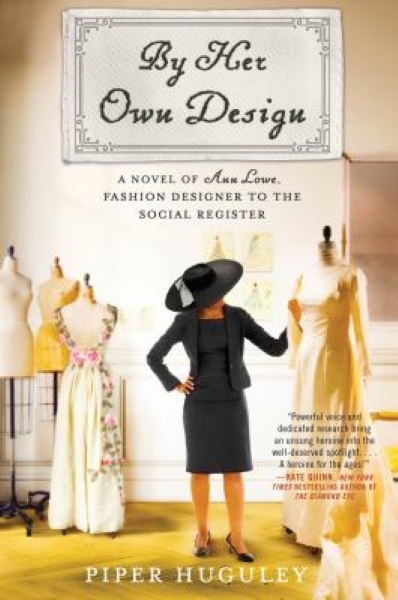 A book cover of a woman standing around design mannequins