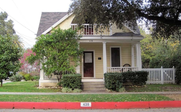 A home on a sleepy street
