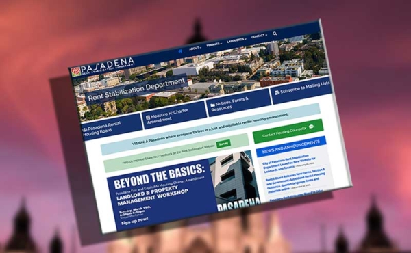 A website front page