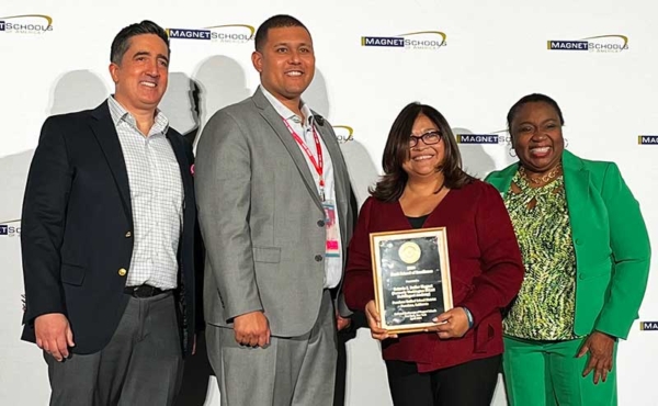 people posing for photos