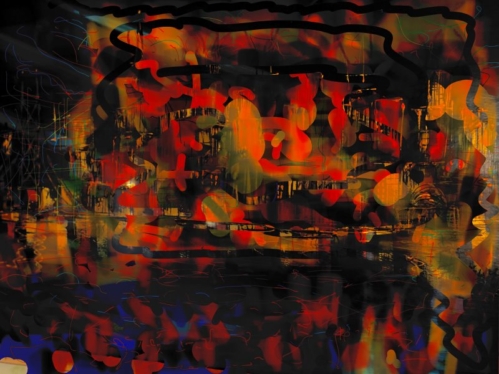 An abstract painting