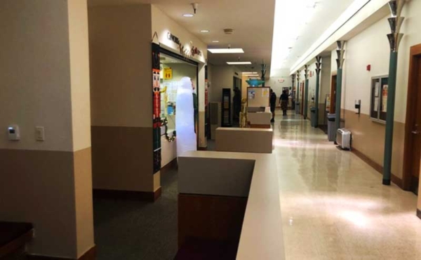 An interior of a building