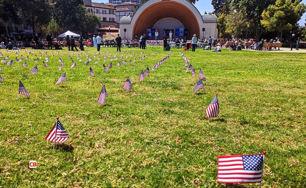 people gathering at a park