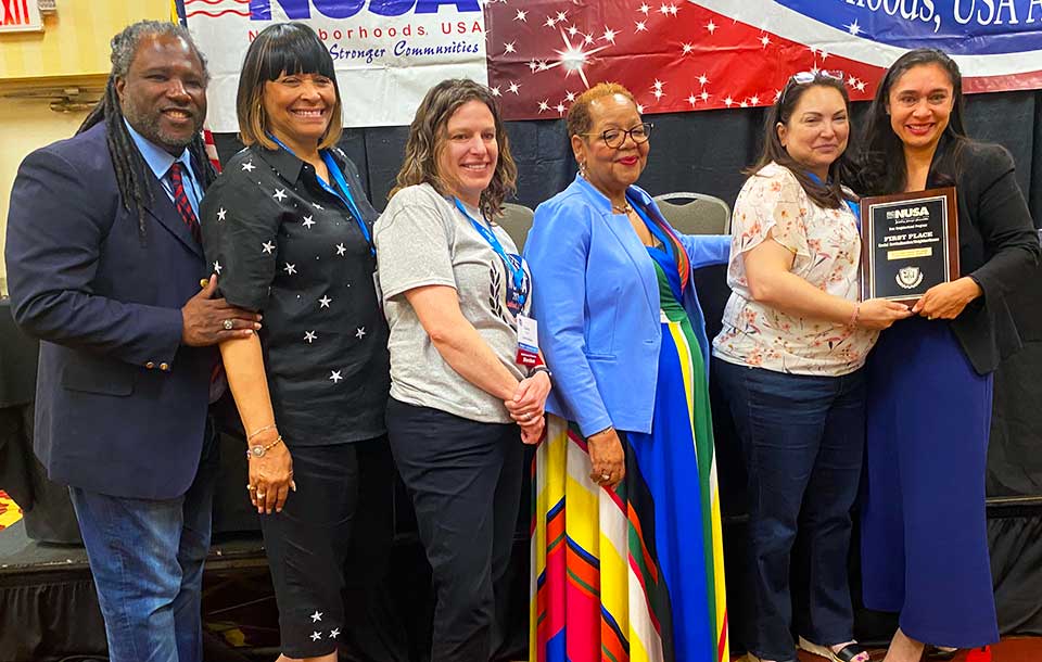 people posing for a photo