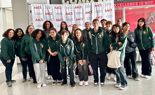 Students posing for a photo