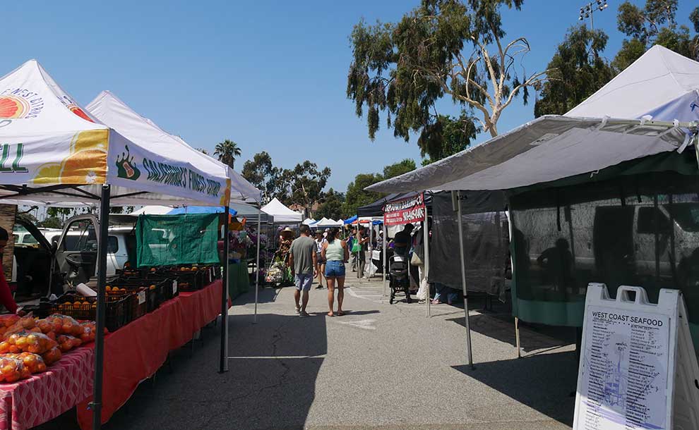 vendors at a market