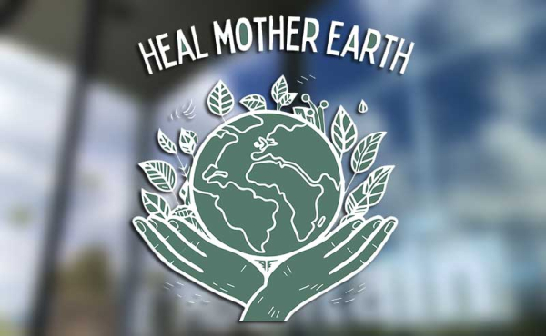 two hands holding the globe