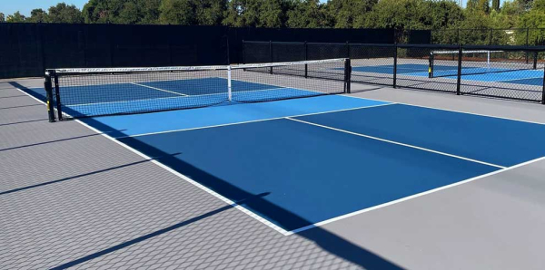 a newly constructed court