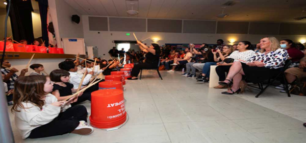 audience attending a show by students