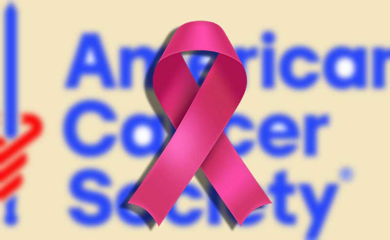 a ribbon depicting fighting cancer