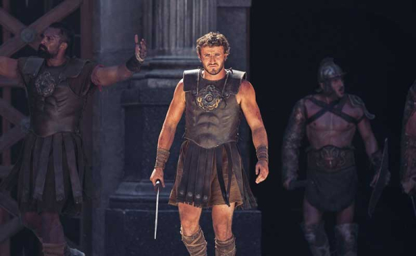 A Roman fighter ready for war