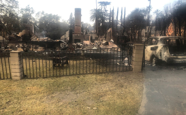 home destroyed by fire