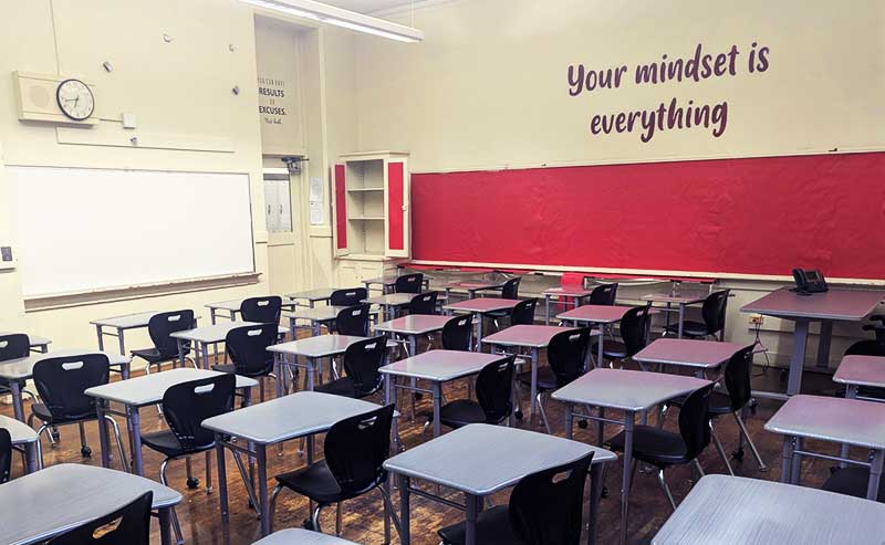 A classroom