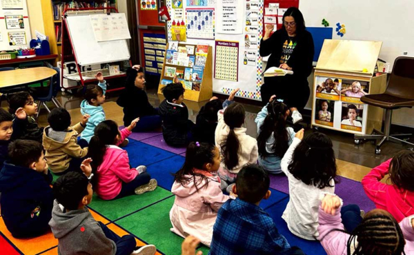 students in a classroom
