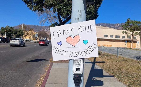 a thank you sign