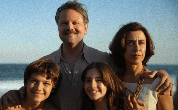 a man, a wife and two children